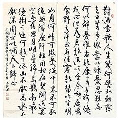 对酒当歌-顾典章行书作品